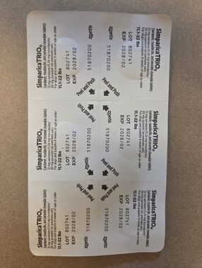 Simparica Trio 6 Tabs 11.1-22 lbs *NEW*